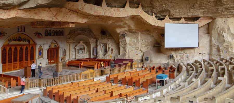 Tour To Cave Church of Saint Simon and Old Cairo churches - Seeing Garbage City with context