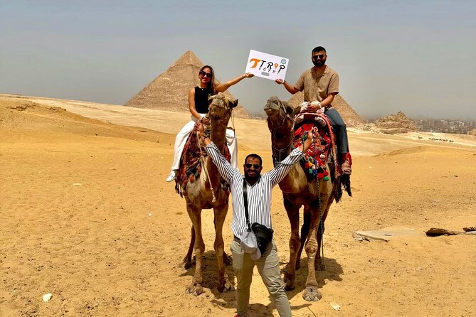 Tour to the Great Pyramids City, Panoramic View, Sphinx and Camel - The Great Pyramid and the main Giza viewpoints