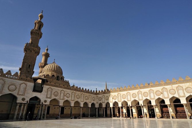 VIP 4Hour Islamic Cairo Private Tour Al Azhar and Khan Al Khalili - Al Mouayyed Mosque and Bab Zuweila bring medieval Cairo into view