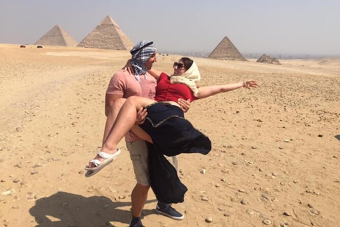 VIP Giza Pyramids, Sphinx, Lunch,Camel Ride & inside 3rd pyramid - The panoramic viewpoint and the best photo stop