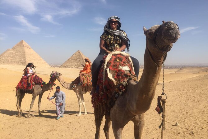 VIP Half Day Tour Giza Pyramids ,Great Sphinx and Cairo Food Tour - Going inside a pyramid and optional camel time