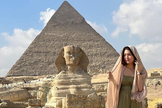 VIP Half Day Tour Giza Pyramids ,Great Sphinx and Cairo Food Tour - Egyptian food for the second two hours