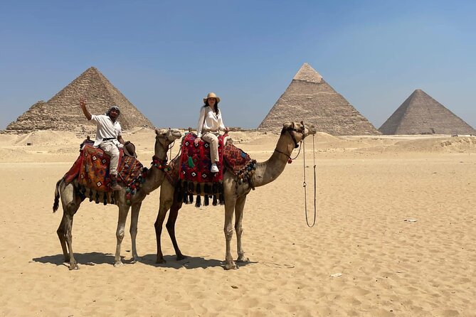 VIP Private Day Tour Giza Pyramids, Memphis and Sakkara Pyramids - The Sphinx and the classic Giza view