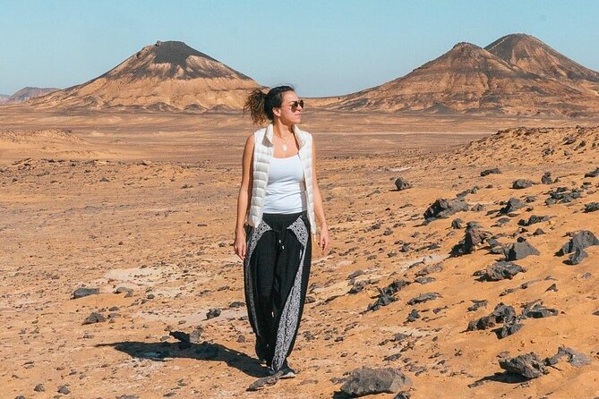 White & Black desert camping tour 2 Days 1 night From Cairo - White Desert at sunset